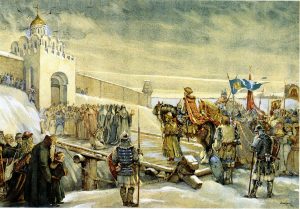 Мыслина_Въезд Александра Невского во Владимир на княжение в 1252 г.